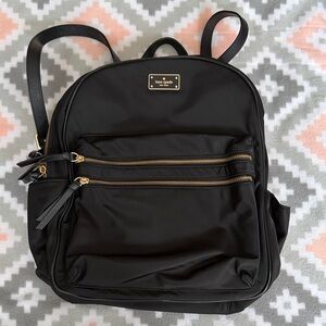 Kate Spade Black Nylon Backpack Wilson Road Bradley